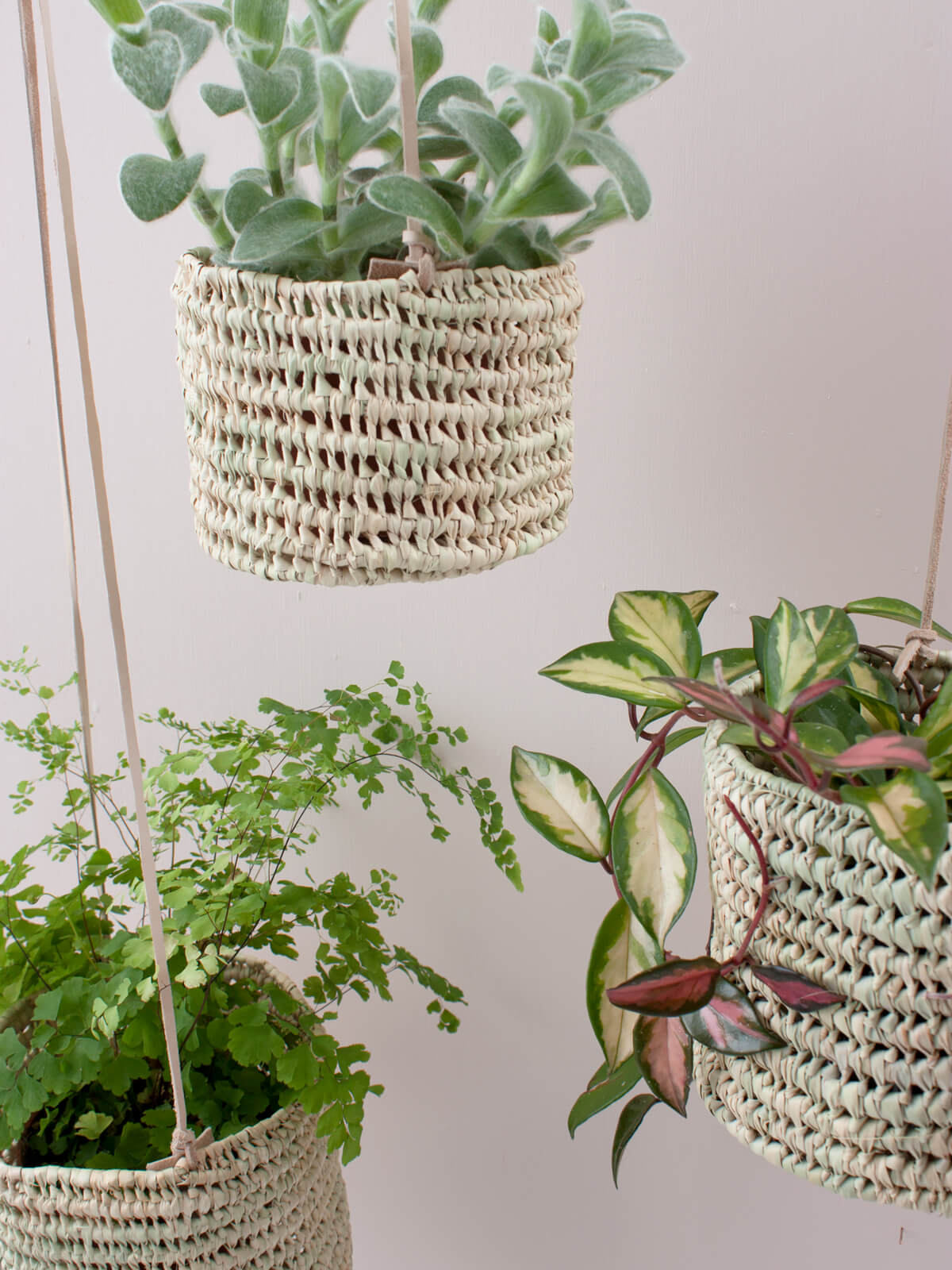 Open Weave Hanging Baskets - Bohemia Design