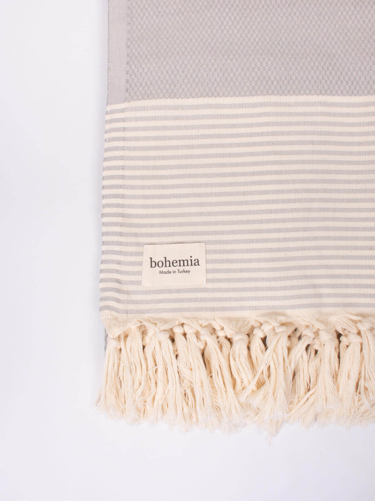 Bohemia Design Amalfi Hammam Towel Pearl Grey